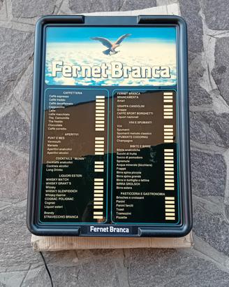 insegna luminosa Fernetbranca