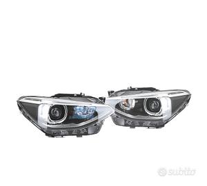 FARI BMW F20 F21 11-15 BIXENON ANGEL EYES FONDO NE
