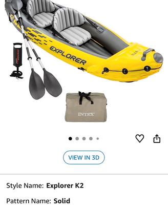 Kayak canoe gonfiabile