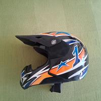 casco minicross 
