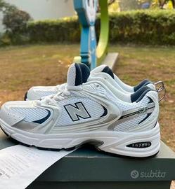 New Balance 530 37 Sneakers Bianche Blu Nuove