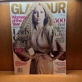Rivista "Glamour" Dicembre 2013 Lady Gaga US Magaz