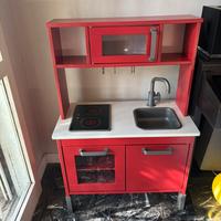Cucina gioco ikea rosso
