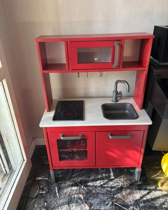 Cucina gioco ikea rosso