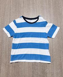 T-shirt 18 mesi bimbo fantasia rigata Idexè