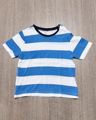 T-shirt 18 mesi bimbo fantasia rigata Idexè