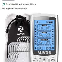 AUVON Elettrostimolatore Muscolare TENS 2 Canali