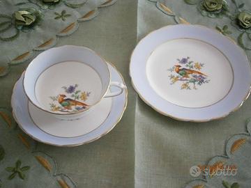 Trio da the' 1930'-1943', fine porcellana inglese
