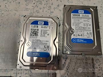 Hdd- da 1 Tb e 500 gb