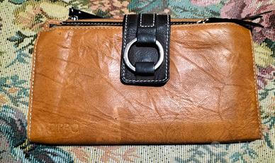 Portafoglio donna in pelle 