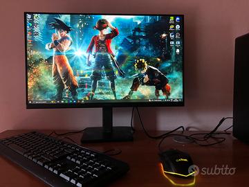 PC fisso Ryzen 5 8GB RAM SSD 250GB + Monitor