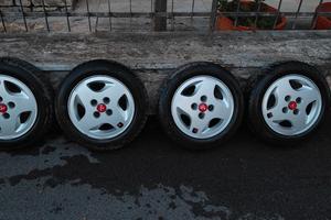 cerchi e gomme termiche 13 fiat uno turbo 500 600