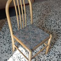 Sedie in legno imbottite 