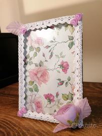 Cornice portafoto da tavolo 10 x 15 stile shabby