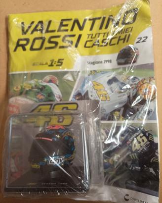 Valentino Rossi casco 1:5 stagione 1998 uscita 22