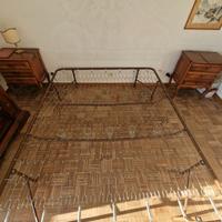 rete in ferro + materasso