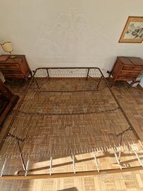 rete in ferro + materasso