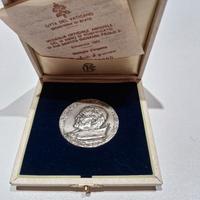 medaglia lingotto vaticano argento