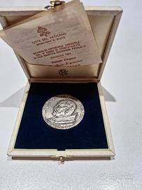 medaglia lingotto vaticano argento