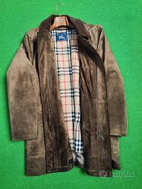 Giaccone Burberry camoscio XL