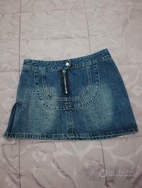 Gonna Jeans Conbipel Taglia 42 cotone Vintage 