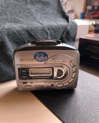 Aiwa TX394 cassette + radio AM/FM  da riparare