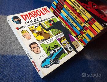 Diabolik - Lotto 17 fumetti vintage + Diabolik PK