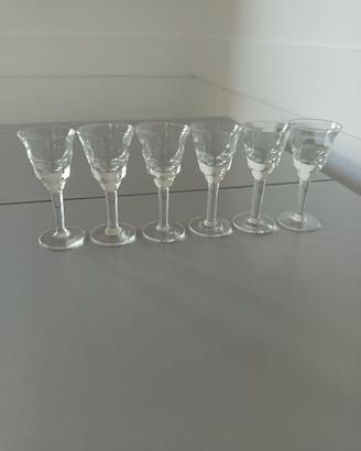 Bicchierini per liquori vintage anni 50