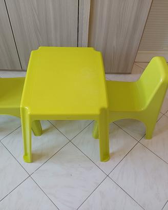 tavolino con sedie