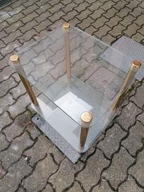 Tavolino in vetro