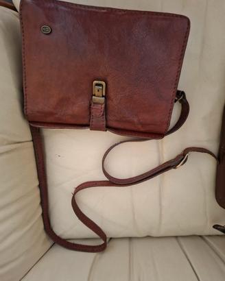 borsello pochette pelle vintage