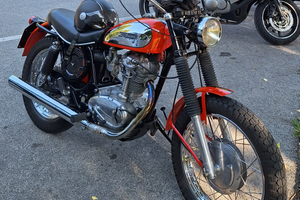 Ducati Scrambler DM 350 S del 73 targa oro