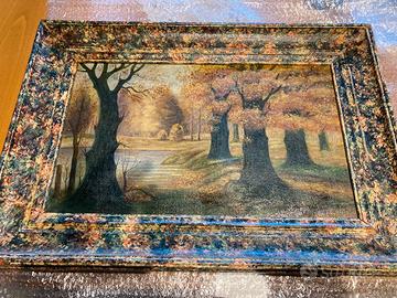 Quadro d'epoca noto artista belga