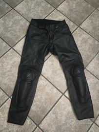 pantalone in pelle Dainese nero