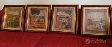 4 stampe "quattro stagioni" M.Maurri