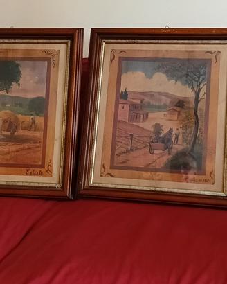 4 stampe "quattro stagioni" M.Maurri