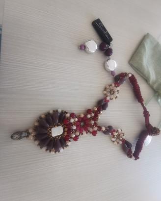 parure collana e orecchini 