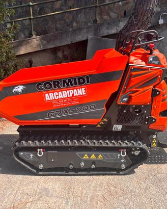 Motocarriola minidumper cingolato Cormidi mod. C7X