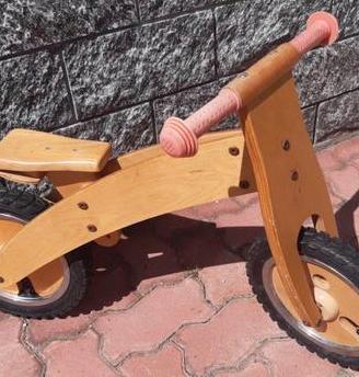 Bici in legno senza pedali della Selegiochi