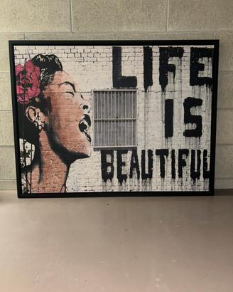 Quadro Banksy-Street Art-Graffiti-Murales