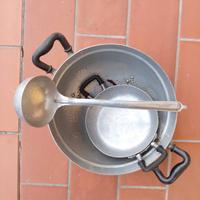 vintage accessori per la cucina in alluminio