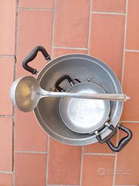 vintage accessori per la cucina in alluminio