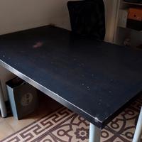 Tavolo scrivania IKEA nero 75x120