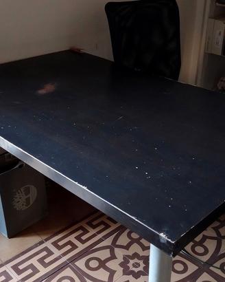 Tavolo scrivania IKEA nero 75x120