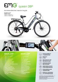 Bici elettrica EMG modello Queen 28P