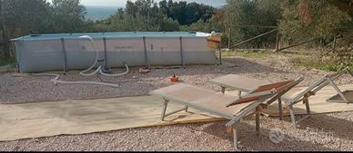 Piscina Bestway, 5 metri X 2,10m, con pompa