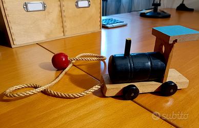 Trenino legno anni '80