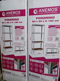 Scaffali acciaio garage giardino