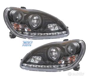 FARI XENON MERCEDES CLASSE S W220 02-05 FONDO NERO
