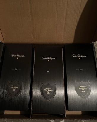 Tris Box P2 Dom Perignon 1999 Metallo e cartone